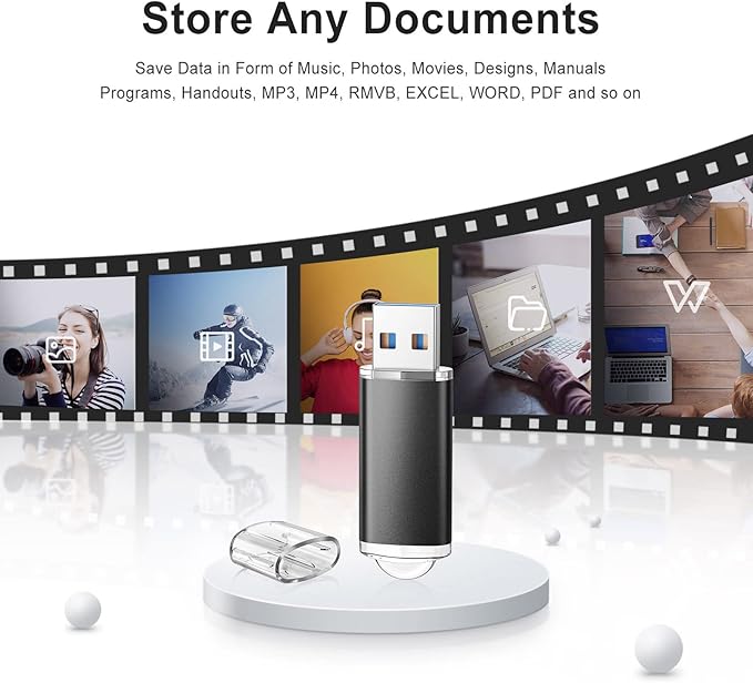 TOPESEL USB Flash Drive 5 Pack 32GB USB 3.0 Flash Drive High Speed 32gb Flash - Image 3