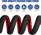 Floor Cord Cover Cavity 0.8"x0.37" Self Adhesive Cord Hider, 10FT Low Profile - Image 3