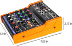 G-MARK Analog Mixer Audio 4 Channel DJ Audio Mixer Bluetooth Studio Karaoke - Image 3