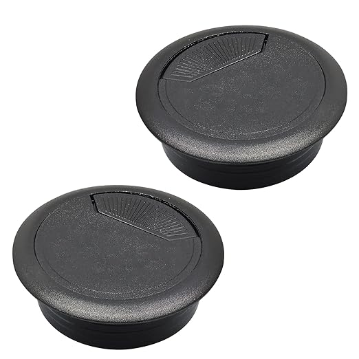 Desk Grommet 2", Desk Cord Hole Cover, Cable Grommet ABS Plastic, Desk Hole by BOPOREAE
