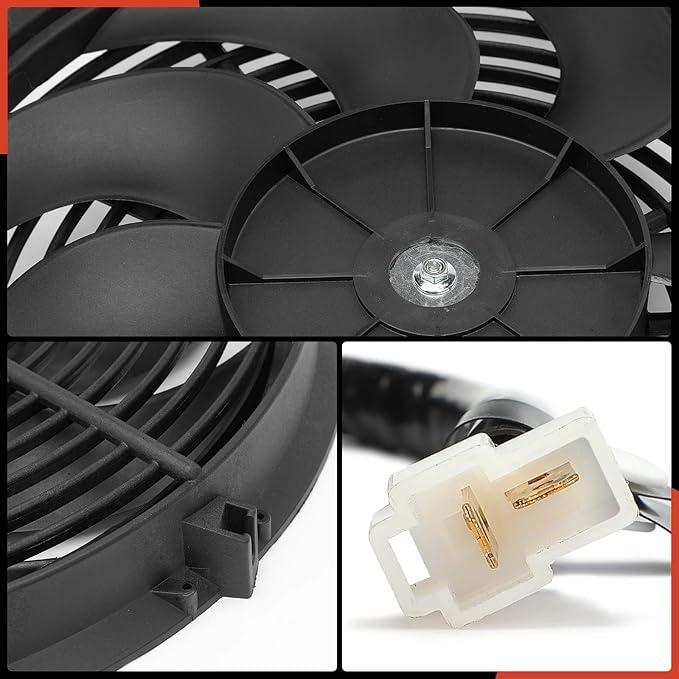 A-Premium 14'' 14 inch Slim Fan Pull Universal Electric Radiator Cooling Fan - Image 8