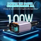 Retractable Car Charger, 5 in 1 Fast Cars Phone Charger 60w, Handsfree Call - Image 4