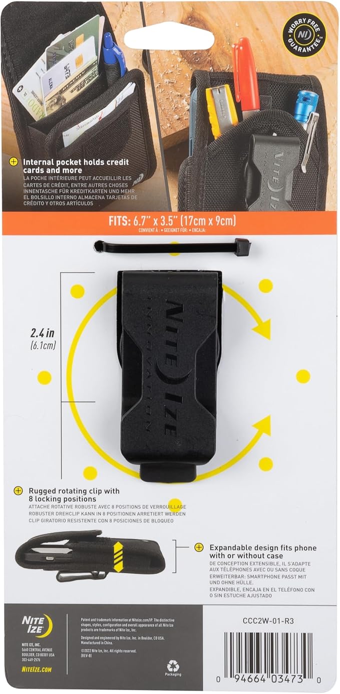Nite Ize Clip Case Cargo Universal Rugged Phone Holster - Image 6