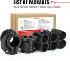 Barbell Clips 1 Inch Quick Release Weight Clamps 0.9-1.18inch Multi-Size - Image 6