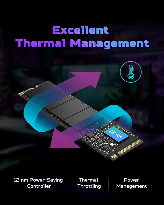 Predator GM7 4TB SSD: M.2 2280 PCIe Gen 4 x4 NVMe 2.0, Read Speed Up to 7400 - Image 4