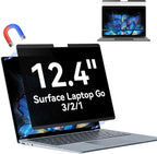 Magnetic Privacy Screen for 12.4 inch Microsoft Surface Laptop Go 3/2/1 by Protescreen