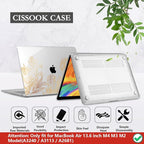 CISSOOK for MacBook Air 13.6 inch Case A3240 A2681 A3113 Release 2022 2023 2024 - Image 6