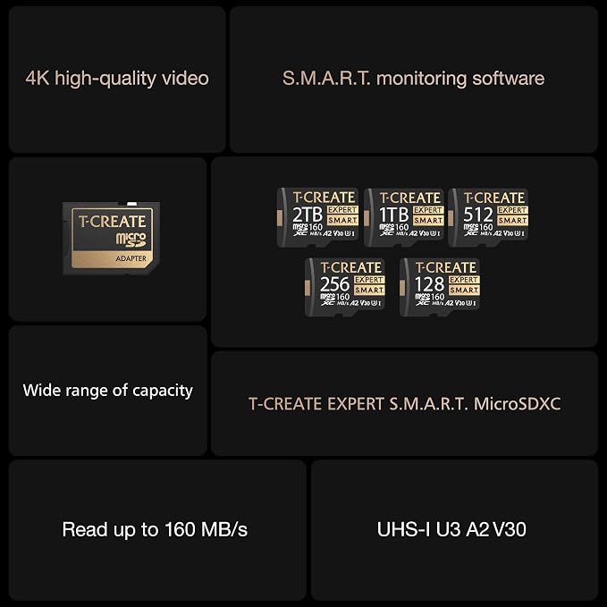 TEAMGROUP T-Create Smart A2 2TB Micro SDXC U3 V30 4K R/W Speed up to 160/150 - Image 6