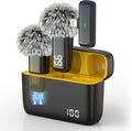 2 Pack Wireless Lavalier Microphone by NPTCL