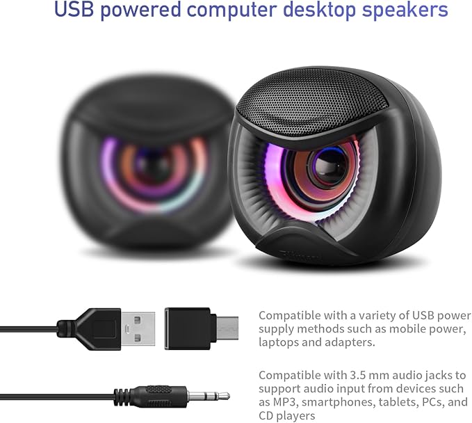 USB Powered Computer Speakers - Image 2