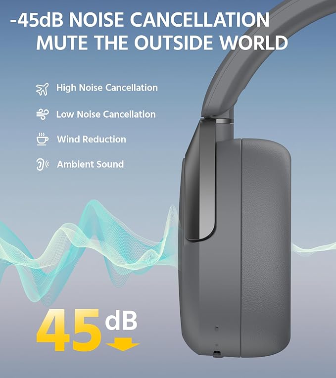 Edifier W830NB Wireless Over Ear Headphones - Image 3