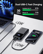 INIU Power Bank, 20000mAh 65W Compact USB C Laptop Portable Charger, PD QC Fast - Image 4