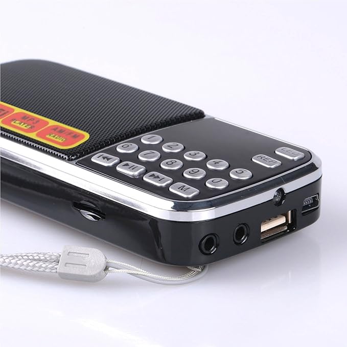 LETING FM Portable Radio with Flashlight, One-Key Search & Station Memory - Image 5