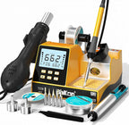 BK602S Soldering Iron & Desoldering Gun 2-In-1 Set, Hot Air Rework Station Diy by BAKON