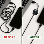 6 Pack Adhesive Cable Clips Black Spring Loaded Cord Holders - Image 8