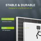Newpowa 220W Monocrystalline Solar Panel 10BB Cell Solar Panel 220 Watt 12V - Image 5