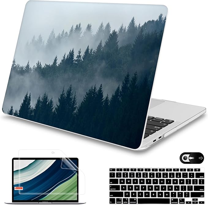 Mektron for MacBook Air 13 Case A1466/A1369, Snap-on Plastic Hard Shell Cover by Mektron