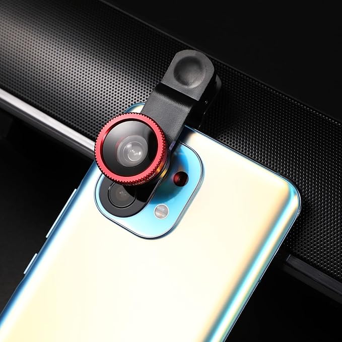 External Lens for Mobile Phone 3-in-1 Fisheye Macro Wide Angle Lens - Image 8