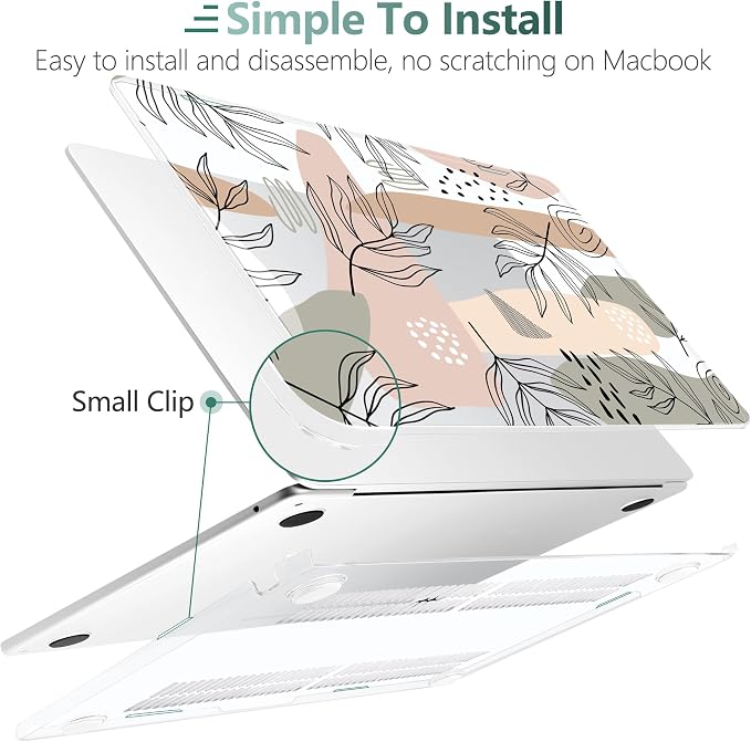 TWOLSKOO for M4 MacBook Air 13.6 inch Case 2025-2022 Release M4 A3240 M3 A3113 - Image 3