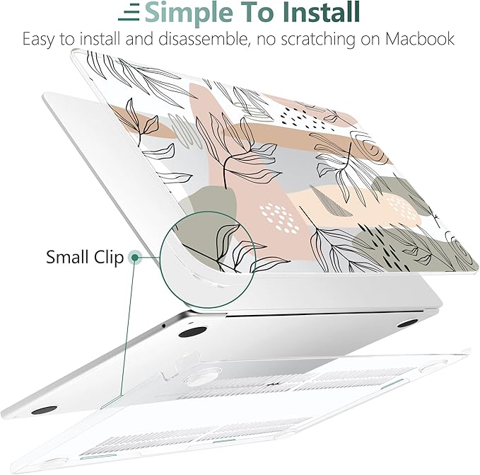 TWOLSKOO Compatible with M4 MacBook Air 15 inch Case 2025-2023 Released Model - Image 3