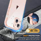 Miracase Glass iPhone 13 Case 6.1 inch, 2023 Upgrade Full-Body Clear Bumper Case - Image 4