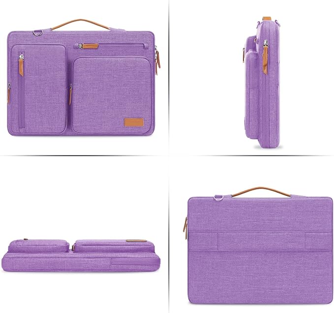 MOSISO 360 Protective Laptop Shoulder Bag, 15-15.6 inch Computer Bags Compatible - Image 5
