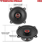 CERWIN-VEGA! HED 2025 Edition Coaxial Speaker – 5.25” 2-Way Coaxial Full Range - Image 4
