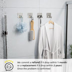 Adhesive Shower Hooks for Inside - Image 7