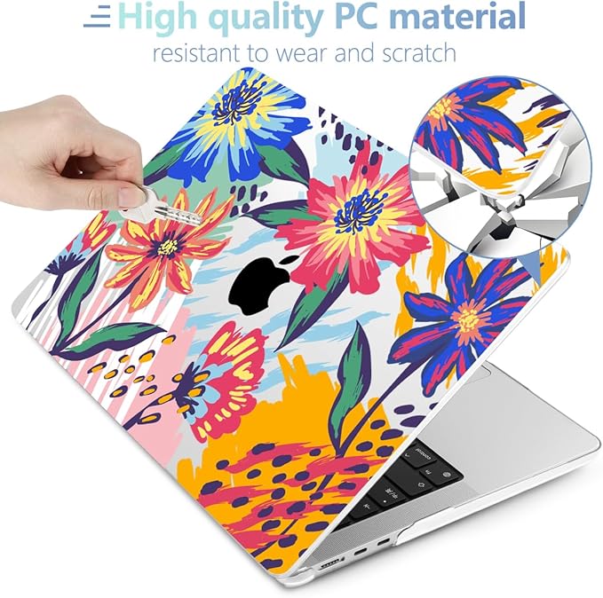 MEEgoodo Case for MacBook Air M4/M3/M2 13.6 inch 2025 2024 2022, Fit Model - Image 4