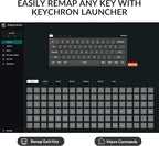 Keychron Q4 Wired Custom Mechanical Keyboard, 60% Layout QMK/VIA Programmable - Image 3