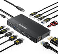 USB C Hub USB C Docking Station Dual Monitor14-IN-1 Triple Display Multiport by ANYOYO