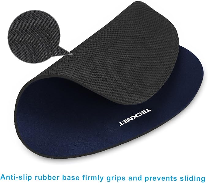 TECKNET 2 Pack Mouse Pad with Wrist Support, Ergonomic Gaming Mouse Pad Pain - Image 4