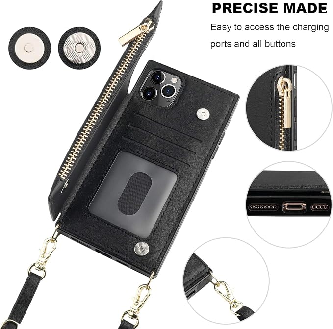 Bocasal Crossbody Wallet Case for iPhone 11 Pro Max - Image 6