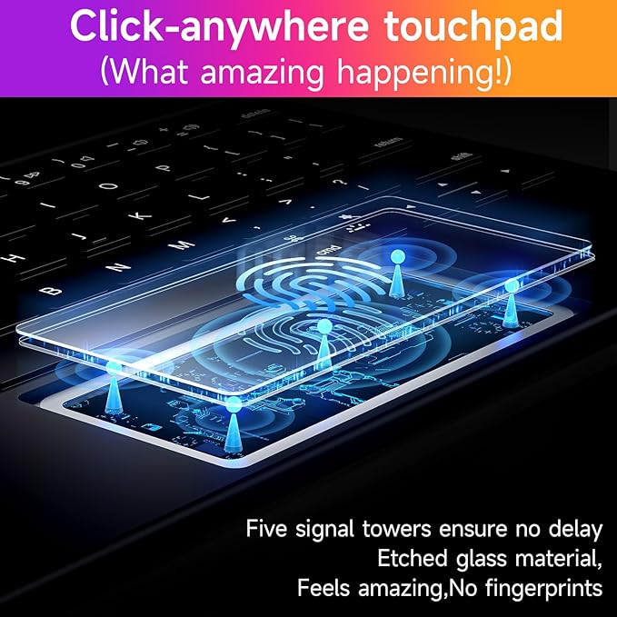 HOU Keyboard Case for iPad Air 11 inch 2025/2024&iPad Pro 11 Inch Gen 2022 - Image 6