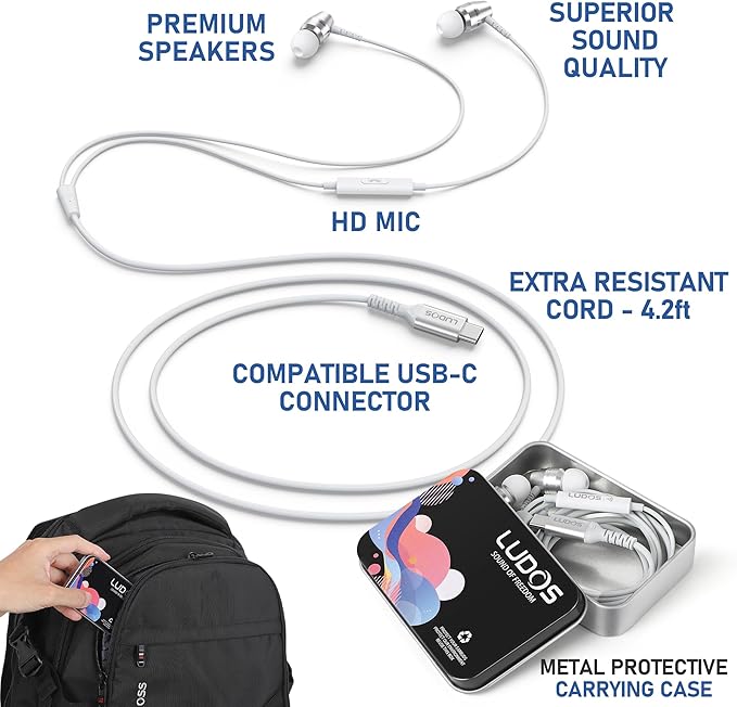 LUDOS OMNITONE USB C Headphones - Image 3