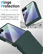 STORMTAL for Samsung Galaxy Z Flip 7 Case, Hinge Protection, Built-in Screen - Image 3