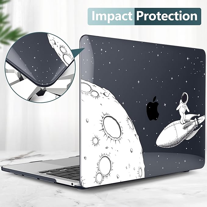 TWOLSKOO Compatible with MacBook Pro 13 inch Case 2023-2016 A2338 M2/M1 A2251 - Image 4