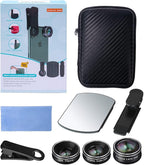 Phone Camera Lens, 198 Fisheye Lens + 120 Super Wide-Angle Lens + 20x Macro - Image 8