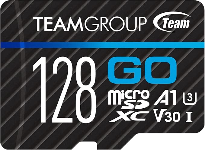 TEAMGROUP GO Card 128GB Micro SDXC UHS-I U3 V30 4K by TEAMGROUP
