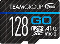 TEAMGROUP GO Card 128GB Micro SDXC UHS-I U3 V30 4K by TEAMGROUP
