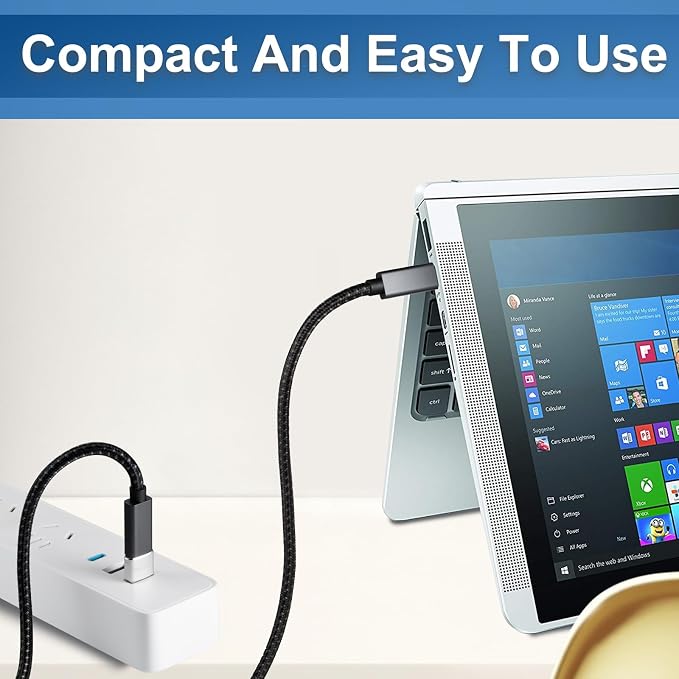 USB to USB C Adapter 4 packs for iPhone Fast Charging, Transfer and Type C OTG - Image 6