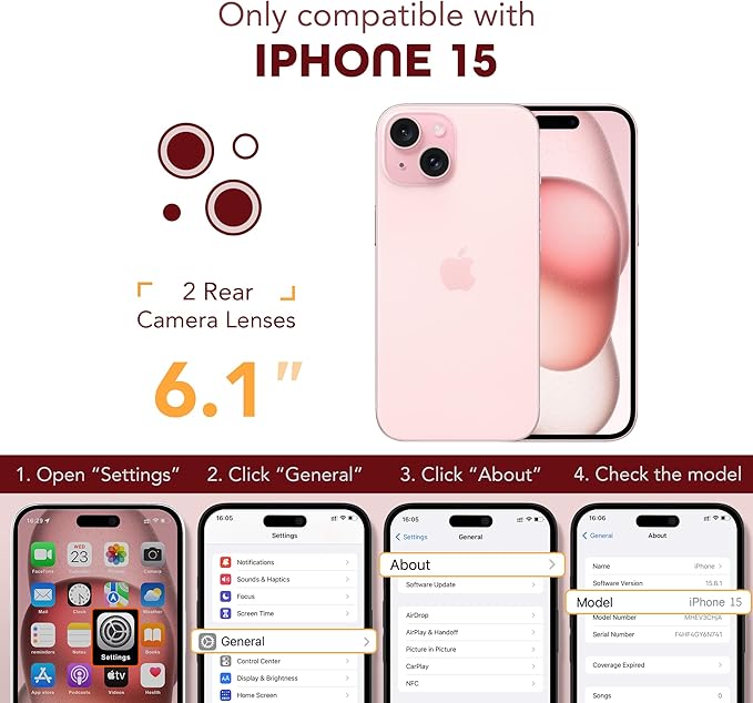 Magnetic for iPhone 15 Case, Compatible - Image 7