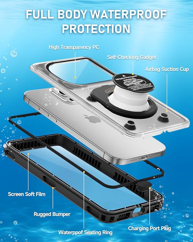 Waterproof Phone Case, IPX8 Waterproof Phone Pouch - Image 5