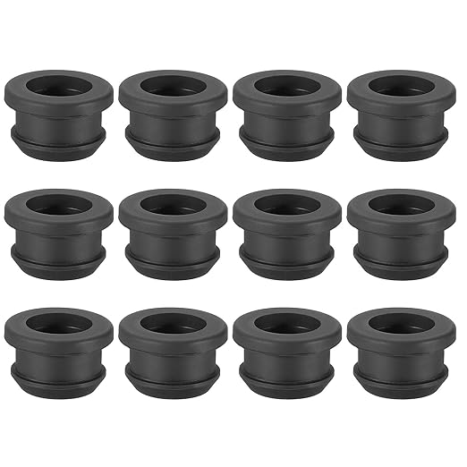 PATIKIL 19mm / 3/4 Inch Drill Hole, 9/16 Inch ID Rubber Grommets by PATIKIL
