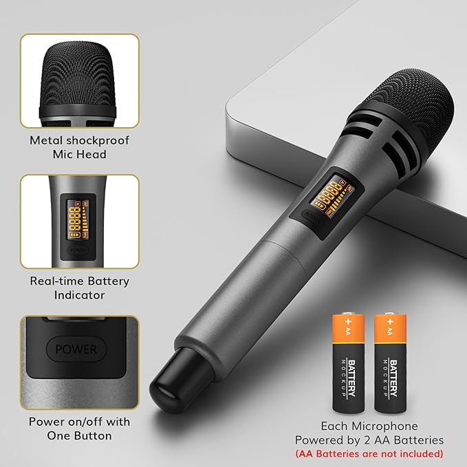 TONOR Wireless Microphones System - Image 5