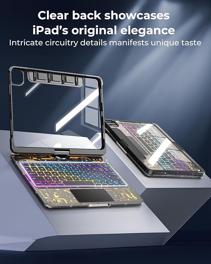 TSQQST Clear Wireless Keyboard Case - Image 6