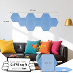 Mollywell Hexagon Acoustic Panels, High Density, Soundproofing, Decorative - Image 2