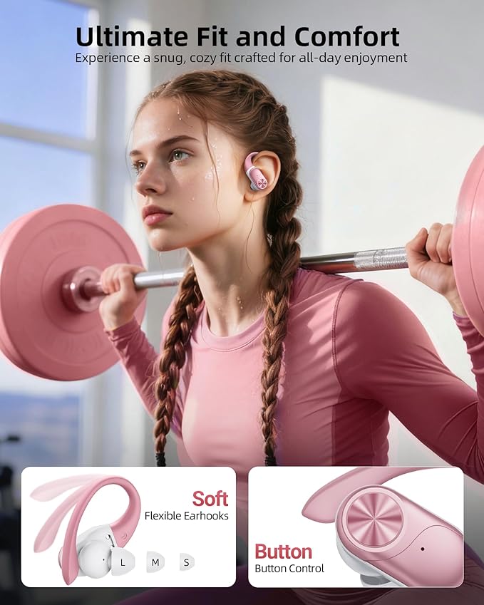 PocBuds Bluetooth Headphones Wireless Earbuds 80hrs Playtime Wireless Charging - Image 6