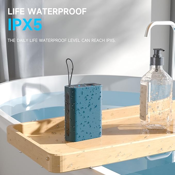 Speaker, Portable Wireless Bluetooth Speakers, Waterproof Loud Stereo Sound - Image 6