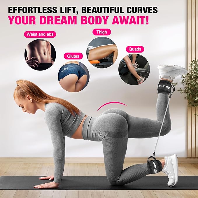 Ankle Resistance Bands with Cuffs, Ankle Bands - Image 2